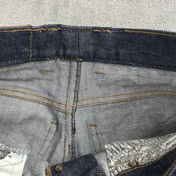 Taylor Stitch Jeans Mens 24x22” Democratic Selvedge Red Line Dark Wash Denim - Picture 11 of 16